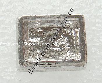 Barra separadora de diamantes de imitación, con aleación de zinc, Rectángular, chapado, 2-sarta, más colores para la opción, libre de níquel, 12x10x4.5mm, agujero:aproximado 1mm, Vendido por UD