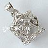Zinc Alloy Crown Pendants, plated Approx 3mm 