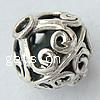 Thailand Sterling Silver Beads, Drum, hollow Approx 2mm 