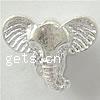 Zinklegierung European Perlen, Elephant, plattiert, ohne troll, keine, 13x10x8mm, Bohrung:ca. 4.3mm, verkauft von PC