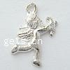 Character Shaped Zinc Alloy Pendants, Angel, plated nickel free Approx 2mm 