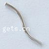 Sterling Silver Tube Beads, 925 Sterling Silver, plated, smooth Approx 0.5mm 