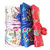 Jewelry Travel Roll, Satin, mixed colors 