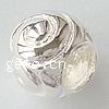 Sterling Silver European Beads, 925 Sterling Silver, Drum, plated, without troll Approx 5mm 