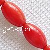 Perles en corail naturel, ovale, rouge, Niveau AA Environ 0.5mm .5 pouce, Environ Vendu par brin