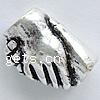 Zinc Alloy European Beads, Hand, plated, without troll Approx 4.5mm 