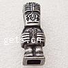 Zinc Alloy Animal Beads, Character, plated, imitation antique silver Approx 4mm 