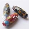 Handmade Lampwork Beads, Drum, 30x11mm, Hole:Approx 3MM, Sold by PC