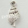 Zinc Alloy Animal Pendants, Conch, plated Approx 2mm 