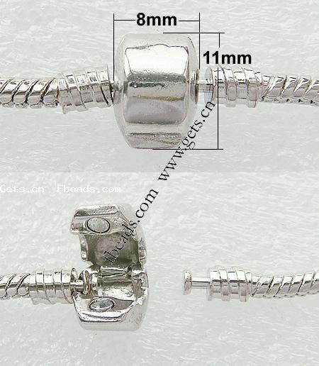 Messing Europa Armband , plattiert, verschiedene Größen vorhanden, keine, 8x11mm, verkauft von Strang
