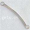 Sterling Silver Connector Bar, 925 Sterling Silver, plated Approx 2mm 