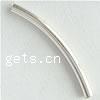 Sterling Silver Tube Beads, 925 Sterling Silver, plated, smooth Approx 1mm 
