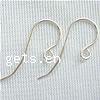 Sterling Silver Hook Earwire, 925 Sterling Silver, plated 12mm Approx 1.3mm 