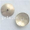 Zinc Alloy Bead Caps, Round, plated cadmium free Approx 1.2mm, Approx 