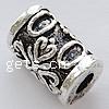 Zinc Alloy European Beads, Tube, plated Approx 4mm 