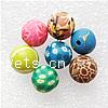 Round Polymer Clay Beads, mixed colors Approx 2mm 