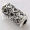 Zinc Alloy European Beads, Tube, plated Approx 4.5mm 