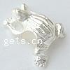 Zinc Alloy European Beads, Frog, plated, without troll Approx 4mm 