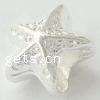 Zinc Alloy European Beads, Star, plated, without troll Approx 4.5mm 