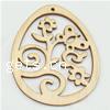 Carved Wood pendants, деревянный, Каплевидная форма, Много цветов для выбора отверстие:Приблизительно 2mm, продается PC