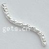 Sterling Silver Tube Beads, 925 Sterling Silver, plated Approx 0.5mm 