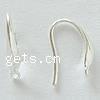 Sterling Silver Hook Earwire, 925 Sterling Silver, plated Approx 0.5mm 