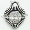 Zinc Alloy Pendant Cabochon Setting, Heart, plated cadmium free Approx 1mm 