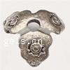 Zinc Alloy Bead Caps, Flower, plated lead & cadmium free, 10mm, Approx 