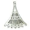 Zinc Alloy Chandelier Components, Triangle, plated, 1/7 loop nickel, lead & cadmium free Approx 1mm 