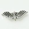 Zinc Alloy Angel Wing Beads, plated Approx 1mm, Approx 