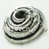 Zinc Alloy Bead Caps, Helix, plated cadmium free Approx 2mm, Approx 