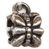 Zinc Alloy Bail Beads, Flower, plated cadmium free Approx 2mm, Approx 