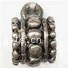 Zinc Alloy Bail Beads, Rondelle, plated cadmium free Approx 1mm, Approx 