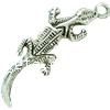 Zinc Alloy Animal Pendants, Gecko, plated Approx 2.5mm, Approx 