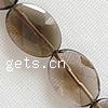 Natural Smoky Quartz Beads, Oval, faceted Approx 1mm .5 Inch 