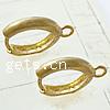 Brass Hoop Earring Components, plated Approx 1.5mm 