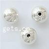Zinc Alloy Jewelry Beads, Round, plated nickel free, 3mm Approx about 0.8mm 