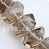 Natural Smoky Quartz Beads, Nuggets, faceted beads, 15-20x11-14mm Approx 1.5MM , Sold per 15.  Strand