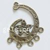 Zinc Alloy Chandelier Components, Snail, plated, 1/7 loop cadmium free Approx 
