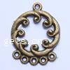 Zinc Alloy Chandelier Components, Round, plated, 1/5 loop cadmium free, 25mm, Approx 