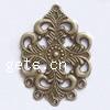 Zinc Alloy Chandelier Components, Flower, plated, 1/5 loop cadmium free Approx 