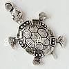 Zinc Alloy Animal Pendants, Turtle, plated Approx 3.5mm 