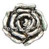 Zinc Alloy Flower Pendants, plated, layered cadmium free Approx 6mm, Approx 
