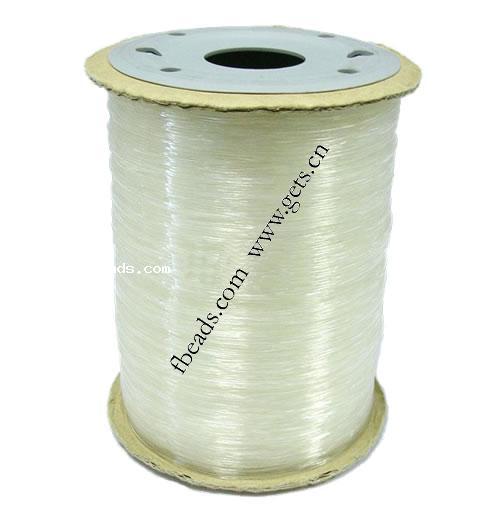 Elastic Thread, more sizes for choice, white, Length:1000 m, Sold By PC