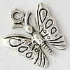 Zinc Alloy Animal Pendants, Butterfly, plated Approx 1mm 