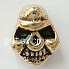 Zinc Alloy Animal Beads, Skull, plated Approx 0.5mm 