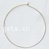 Sterling Silver Hoop Earring Component, 925 Sterling Silver, plated 