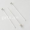 Sterling Silver Headpins, 925 Sterling Silver, plated 