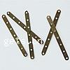 Iron Spacer Bar, Rectangle, plated Approx 1.5mm 