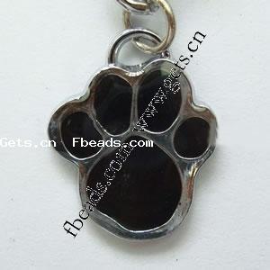 Zinc Alloy Hand Pendants, plated, enamel, more colors for choice, 18x22x3mm, Sold By PC